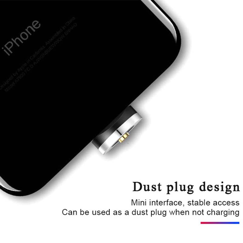 Magnetisches Ladekabel für Telefon -3in1- Apple Lightning / Micro USB / USB C