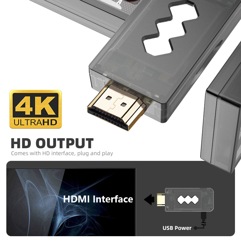 TV Retro Game Console for Two People 600 Games HDMI plug-in