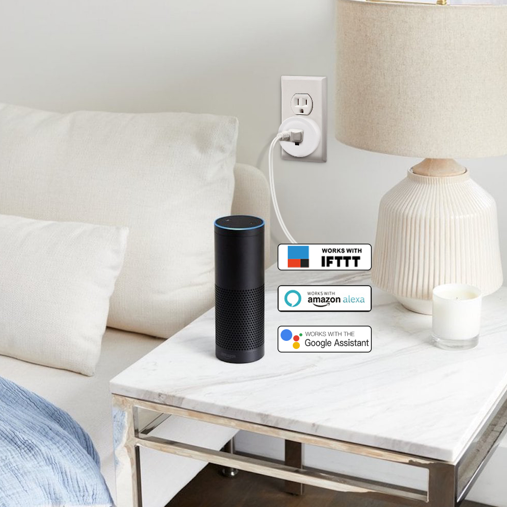 WiFi Smart socket power plug - APP remote - voice control - compatible with Alexa and Google Assistant