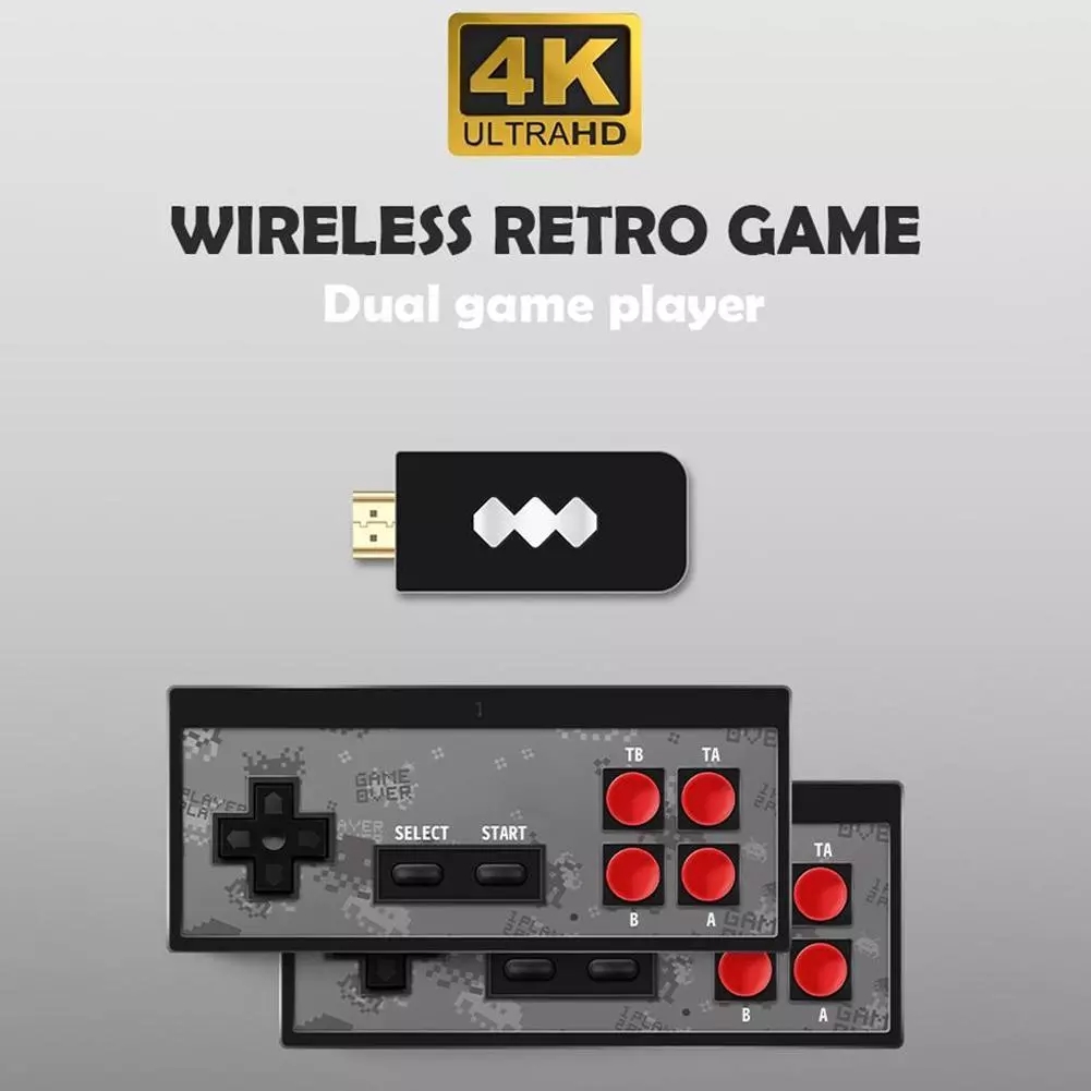 TV Retro Game Console for Two People 600 Games HDMI plug-in