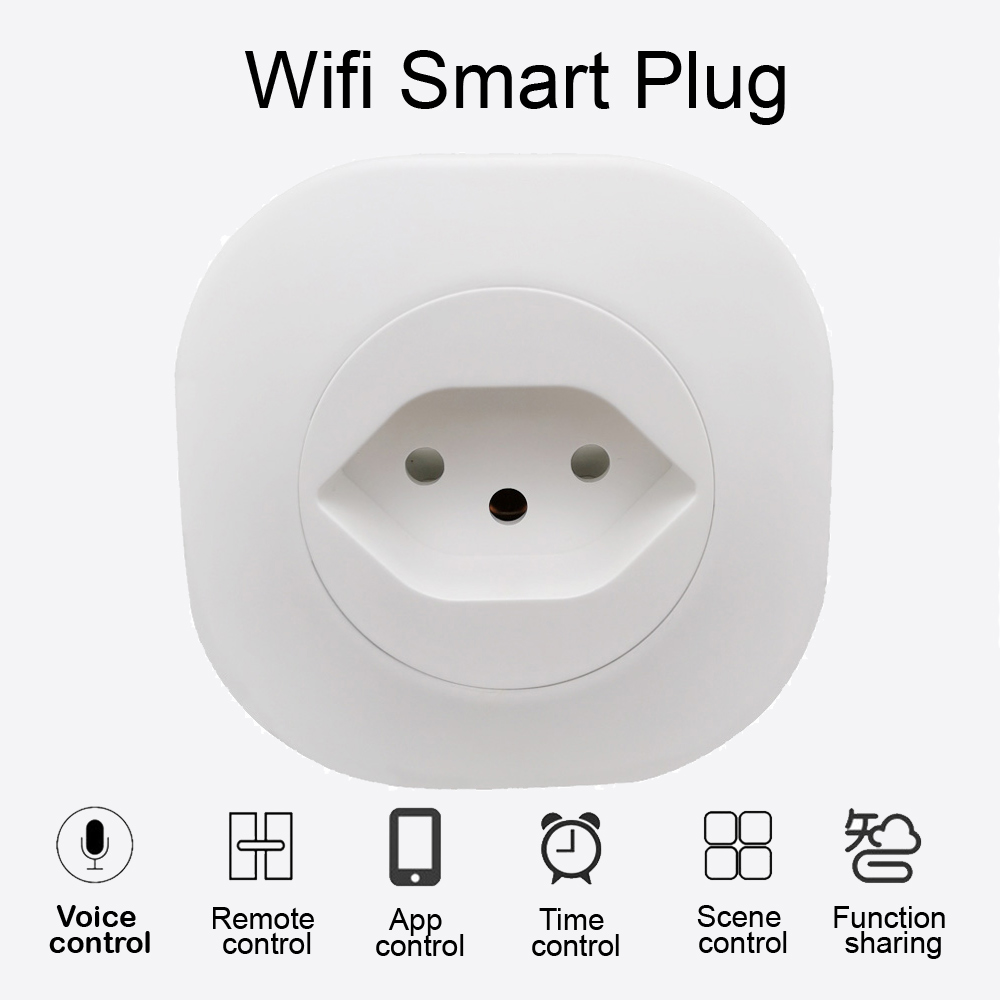 WiFi Smart socket power plug - APP remote - voice control - compatible with Alexa and Google Assistant