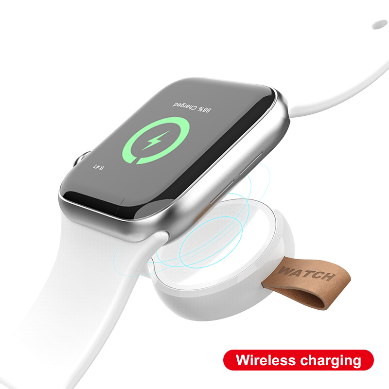 Apple Watch Qi Wireless Charger USB Charger - White