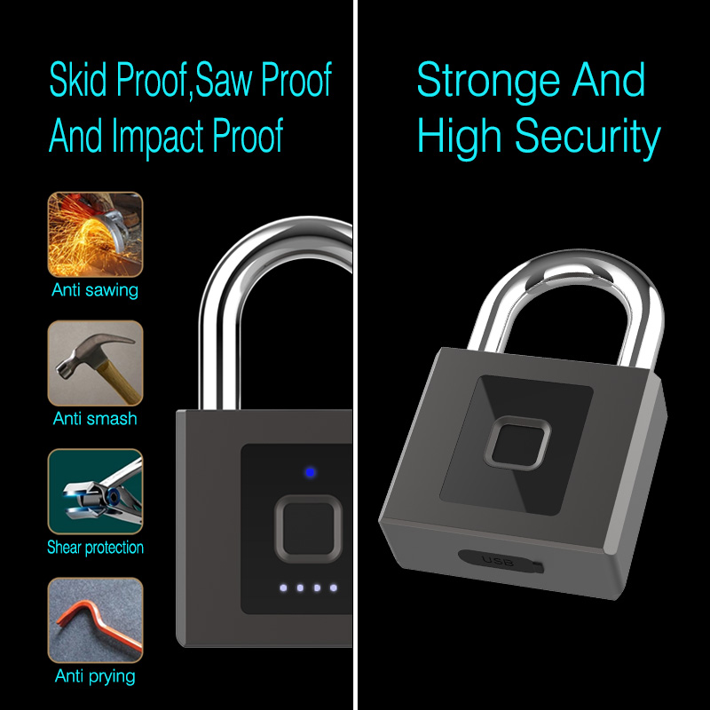 Stainless Steel Fingerprint lock with APP control