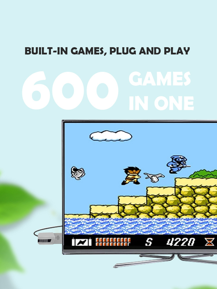 TV Retro Game Console for Two People 600 Games HDMI plug-in