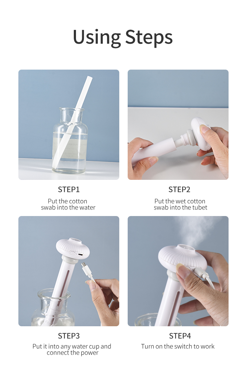 Humidifier - Ultrasonic Portable Moisturizing Mister classic