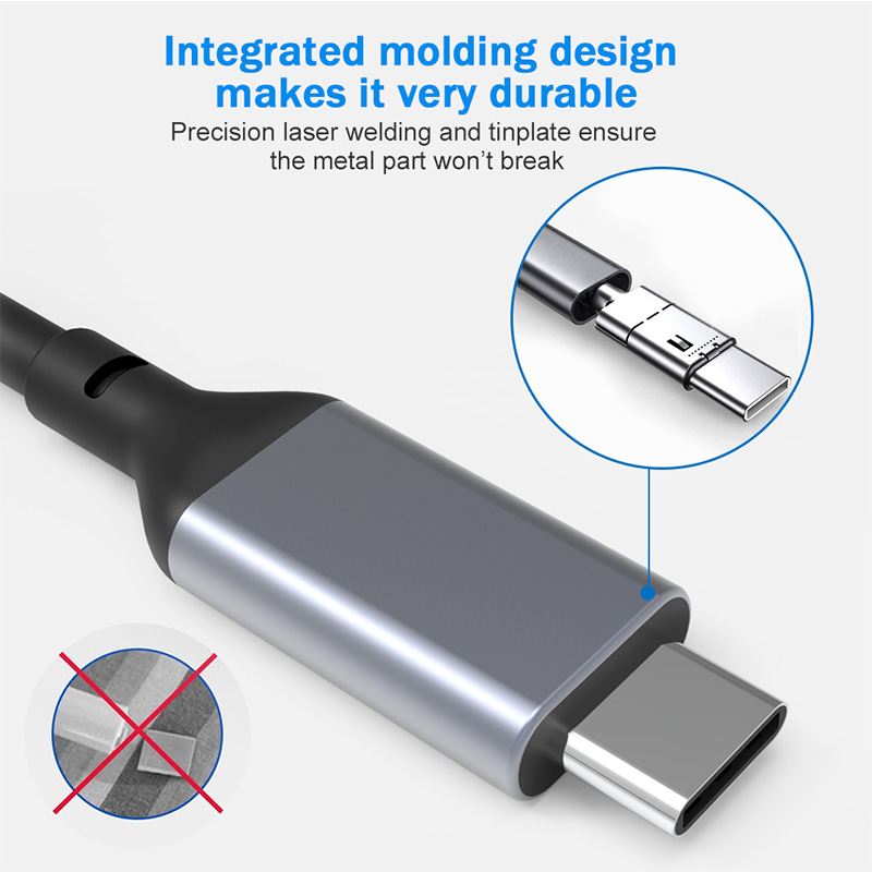 USB C zu USB C 3.0 100W Schnellladedatenkabel