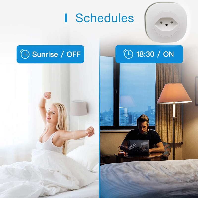 WiFi Smart socket power plug - APP remote - voice control - compatible with Alexa and Google Assistant