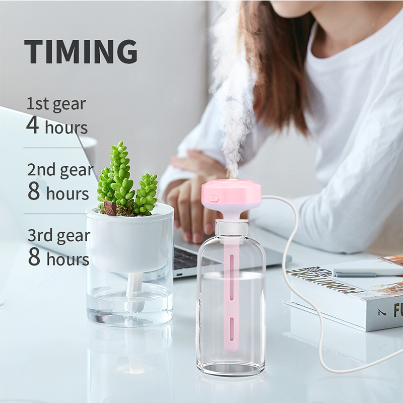 Humidifier - Ultrasonic Portable Moisturizing Mister With Night Light